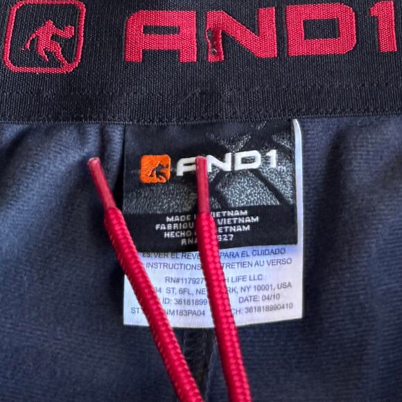 Vintage Y2K AND1 Basketball Breakaway Grunge Opium Sweatpants - Picture 4 of 5